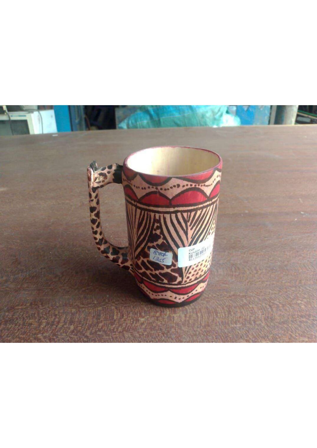 Carved Mug — Animal Panels