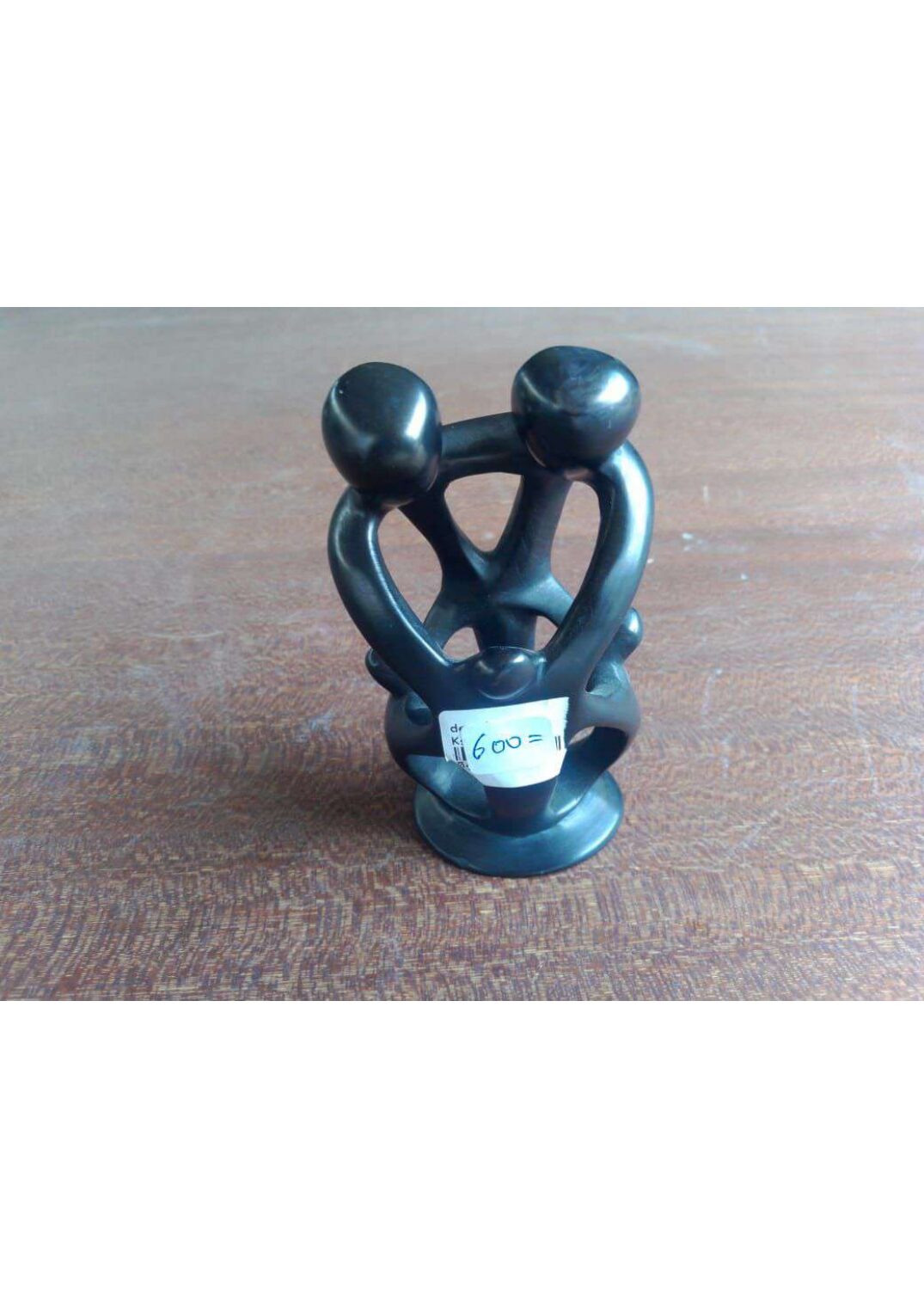 Embracing Couple — Black Soapstone