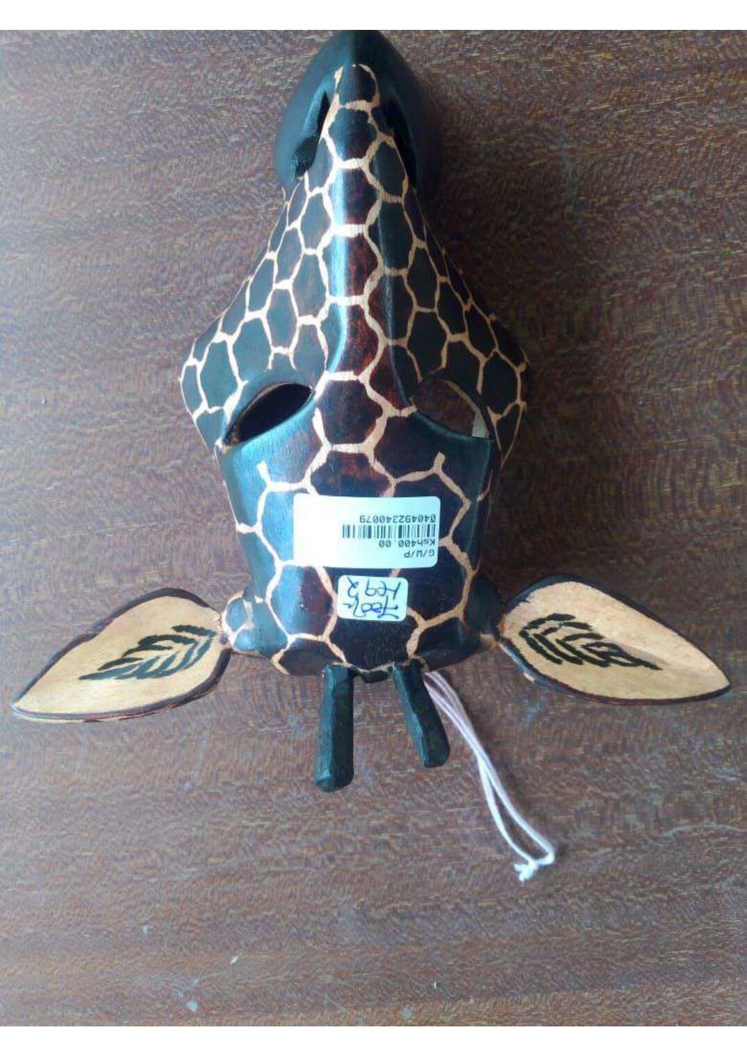 Giraffe Head Wall Mask